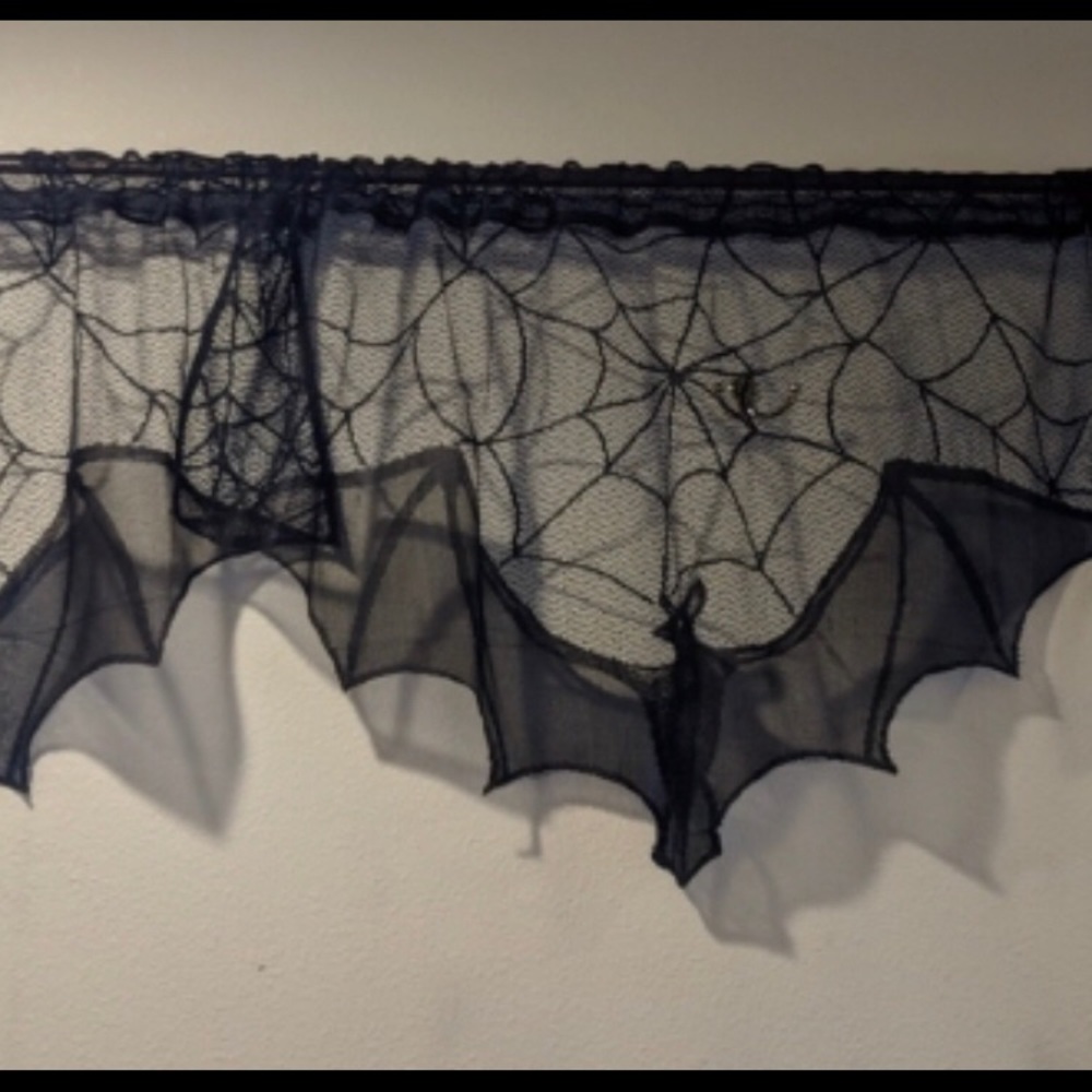 Wicked Bat Curtain Panel - Picture 9 of 11